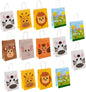 Arjoos | Animal Birthday Party Gift Goody Bags (pack Of 12)