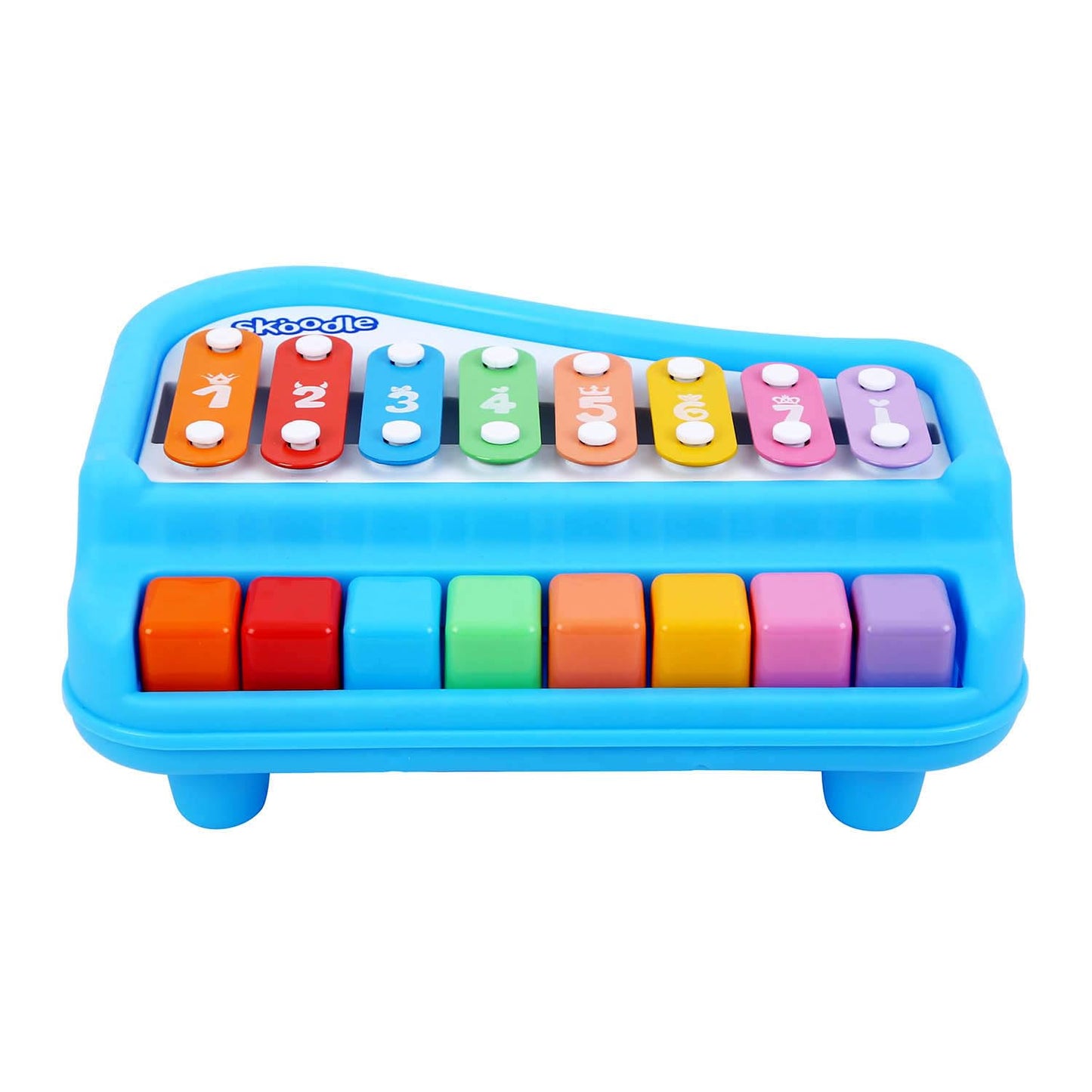 Arjoos | 2-in-1 Xylophone Musical Piano | Interactive Preschool Learning Instrument & Toy with 8 Keys, 2 Mallets | Ideal for Baby, Boys and Girls  | Birthday Gift For Kids 5+ Years