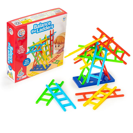 Arjoos | Balance The Ladders - Balancing Game  | Stacking & Balancing Skill Game for Family & Kids | Birthday Gifts for Kids  - Age - 5+Years