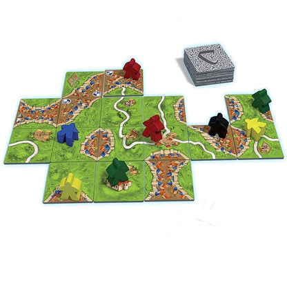 Arjoos | Carcassonne New Edition Strategy Game & War Board Game | Board Games for Adults - ( 2-5 Players ) | Birthday Gifts for Kids - Pack of 1  -  ( Ages - 5+ )