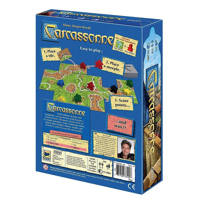 Arjoos | Carcassonne New Edition Strategy Game & War Board Game | Board Games for Adults - ( 2-5 Players ) | Birthday Gifts for Kids - Pack of 1  -  ( Ages - 5+ )