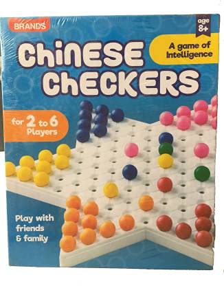 Arjoos | Chinese Checkers | Sharpen Your Memory | Skill Game | Wood Material | Game for Kids | Ages 1 to 5 +  | Toys  for kids | Multicolour Variant