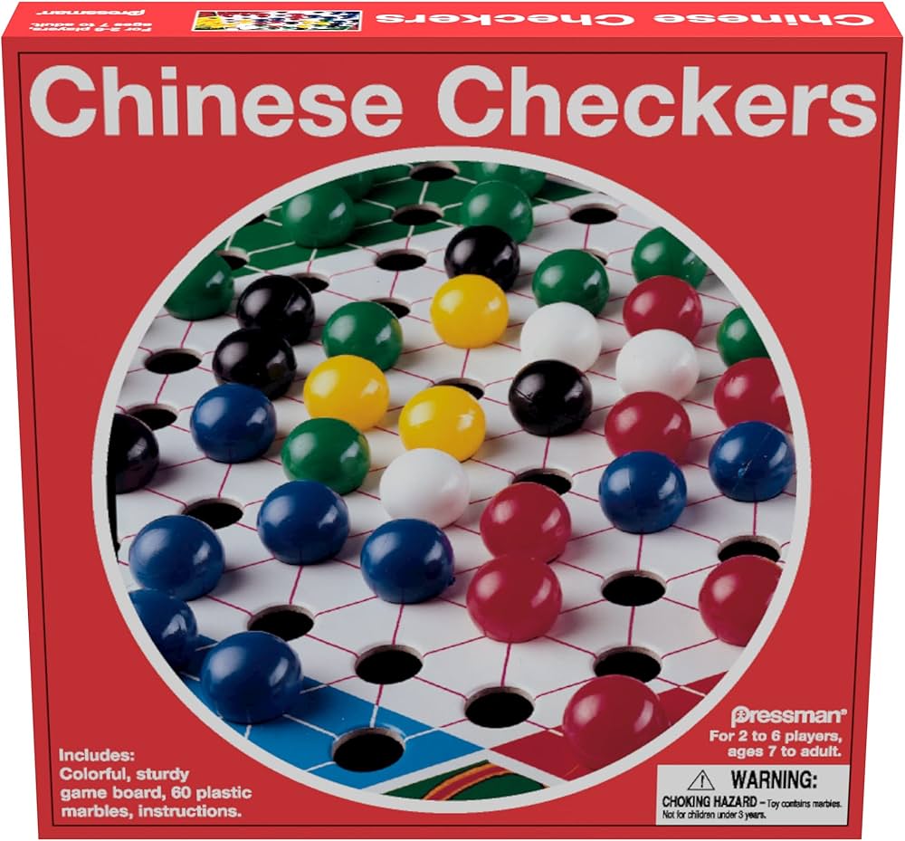 Arjoos | Chinese Checkers | Sharpen Your Memory | Skill Game | Wood Material | Game for Kids | Ages 1 to 5 +  | Toys  for kids | Multicolour Variant