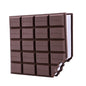 Arjoos | Chocolate Shaped Personal Desk Notepad | Memo Book Small Diary | Chocolate Shape Cover of a Memo pad | Notepad with 52 pages (Chocolate Notebook)(Brown) | For Both Boys and Girls