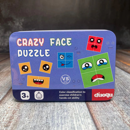 Arjoos | Face Changing Game for Kids, Smiley Face Emoji Cube for Kids, Learning & Educational Blocks Expressions Puzzles Emotion Change Toy with 16 Face Cube and 72 Cards for Kids (Multi Colour)  | Toys  for kids