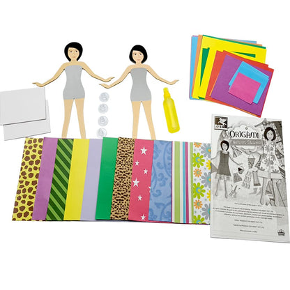 Arjoos | Fashion Studio - Paper Craft Kit | Ultimate DIY Design Set for Creative Fashionistas & Custom Paper Projects | Birthday Gifts for Kids - Age - 7+Years