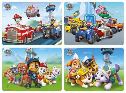 Arjoos | Frank Paw Patrol - A Set of 4 Jigsaw Puzzle for Kids Above 3+ Years - Fun & Challenging Brain Booster Games - for Focus and Memory  | Both Boys and Girls