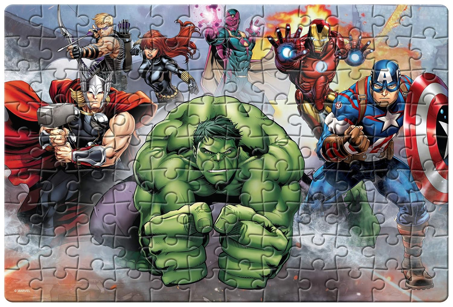 Arjoos | Frank Marvel Spider-Man Jigsaw Puzzle (108 Pieces) for Kids Above 6+ Years - Fun & Challenging Brain Booster Games - Educational Puzzle for Focus and Memory | Both Boys and Girls