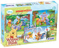 Arjoos | Disney Winnie The Pooh (48 Pieces) 3 in 1 Jigsaw Puzzle for Kids Above 5+ Years - Fun & Challenging Brain Booster Games - for Focus and Memory