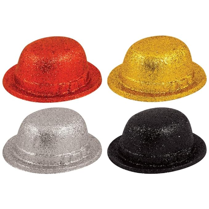 Arjoos | Glitter Hat Set - Sparkling Fashion Accessories for Parties, Festivals, and Everyday Wear | Fun & Stylish Glittery Caps for Kids & Adults | Party supplies Kit For Birthday Parties - 1pcs .