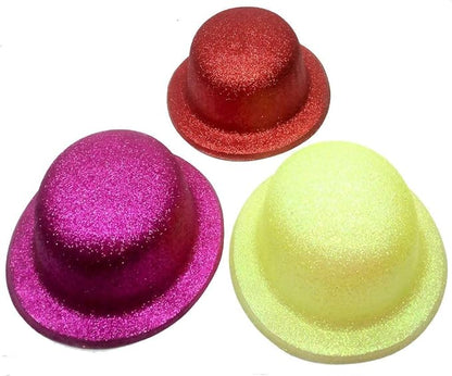 Arjoos | Glitter Hat Set - Sparkling Fashion Accessories for Parties, Festivals, and Everyday Wear | Fun & Stylish Glittery Caps for Kids & Adults | Party supplies Kit For Birthday Parties - 1pcs .