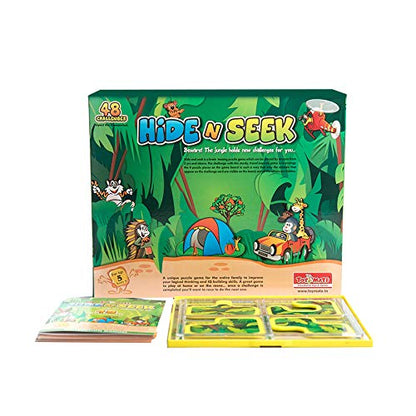 Arjoos | Hide & Seek Jungle- 48 Challenges | Jungle theme puzzle | Brain Teasing Puzzle Game For Kids  | Birthday Gift For Kids - ( Ages - 5+ Years )