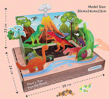 Arjoos | Jurassic Garden - Sprinkler Irrigation Kit |  DIY STEM Learning Kit For Kids | Birthday Gifts for Kids | (Ages 5+)