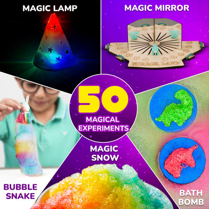 Arjoos | Magic of Science - DIY Science Experiments | Beginner Science Experiment Kit | Child Safe Experiments , STEM Educational Fun Toy | Birthday Gifts for Kids - Age - 4+Years