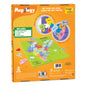 Arjoos | Mapology India with State Capitals - Educational Toy and Learning Aid for Boys and Girls - India Map Puzzle - Jigsaw Puzzle | 25 Pieces | Kids | for Kids Age 5+ | Toy for Boys and Girls