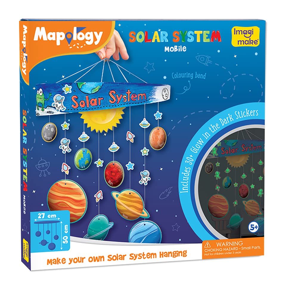 Arjoos | Mapology Solar System - Educational Toy and Learning Aid for Boys and Girls  | Solar System Map Puzzle |  Jigsaw Puzzle  | Kids | for Kids Age 5+ | Toy for Boys and Girls