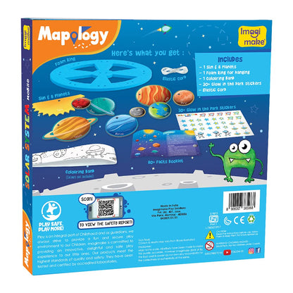 Arjoos | Mapology Solar System - Educational Toy and Learning Aid for Boys and Girls  | Solar System Map Puzzle |  Jigsaw Puzzle  | Kids | for Kids Age 5+ | Toy for Boys and Girls