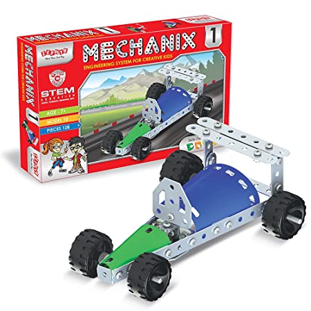 Arjoos | Mechanix-1 The 2nd level of the original Mechanix series | DIY Toy, STEAM education for Kids | Engineering System For Creative Kids | Birthday Gifts for Kids - Age - 7+Years