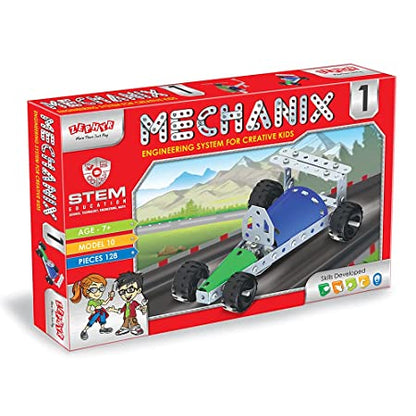 Arjoos | Mechanix-1 The 2nd level of the original Mechanix series | DIY Toy, STEAM education for Kids | Engineering System For Creative Kids | Birthday Gifts for Kids - Age - 7+Years