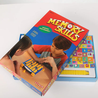 Arjoos | Memory Skills for Kids (Multicolour) | 1 Playing Box, 10 Playing Sheets, 36 Pegs | Sharpen Your Memory  | Game for Kids | Toys  for kids