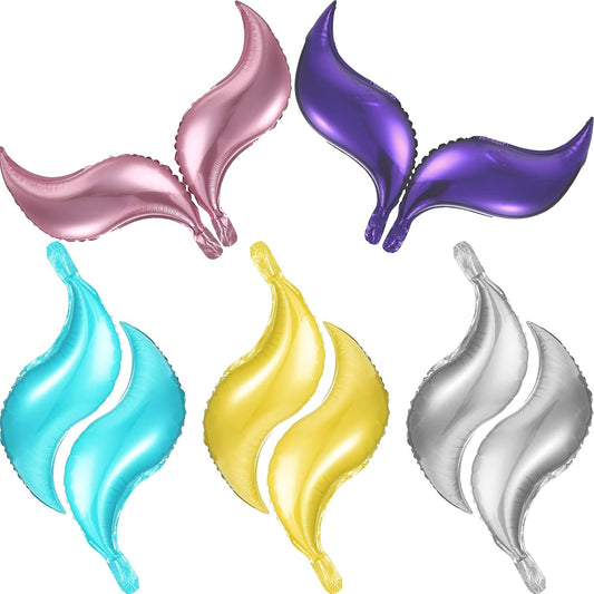 Arjoos | Mermaid Tail Foil Balloons - oil Balloon Mermaid Tail Foil Balloons Mermaid Tail Balloon Party Supplies for Birthday Baby Shower | Party supplies Kit For Birthday Parties - ( Pack of 1 , Multicolour)