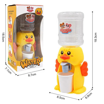 Arjoos | Water Dispenser Toy for Kids | Multi Cartoon Character Drinking Fountain Pumps Water | Juice & Milk Water Dispenser Toy Kids (DUCK) | Both For Boys and Girls