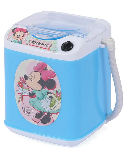 Arjoos | Minnie Mouse Toy Washing Machine - Blue | Pretend Play Toys for Hours of Fun | Birthday Gifts for Kids  - Age - 3+Years