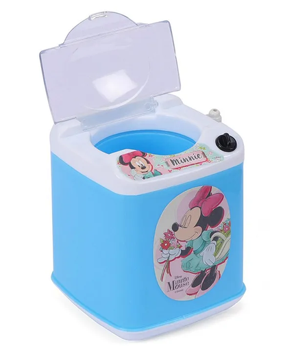 Arjoos | Minnie Mouse Toy Washing Machine - Blue | Pretend Play Toys for Hours of Fun | Birthday Gifts for Kids  - Age - 3+Years