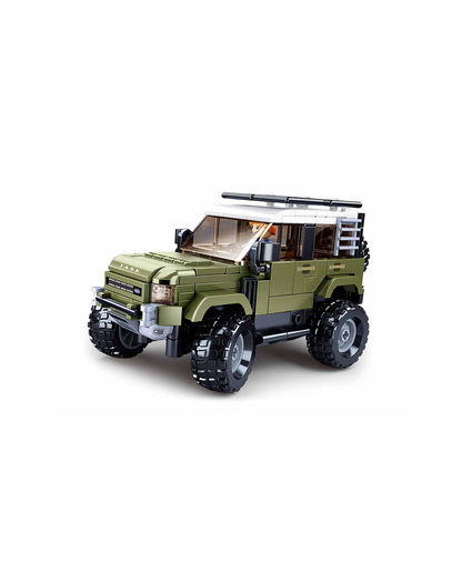 Arjoos | Sluban Orv Suv Building Blocks, Construction Toy for Kids 317 pieces | Toys Morden Military B1013 T300 Tank SUV Car | 302PCS Bricks Off-road Vehicle Compactable With Leading Brands (Green) | Ages 8+ | Toys  for kids