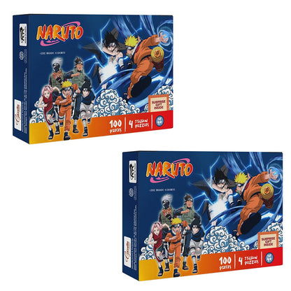 Arjoos | 4 in 1 - Naruto Jigsaw Puzzles (100 pieces) | For both boys and girls | Jigsaw Naruto Puzzle | suitable for both kids (4-10 years) and adults.