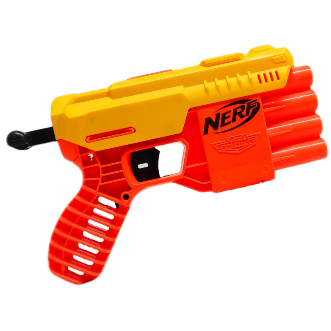 Arjoos | Nerf Fang QS-4 Targeting Set | 13-Piece Alpha Strike Set Includes Toy Blaster | 4 Half-Targets | and 8 Official Elite Foam Darts (Multicolour) | Ages 8+ | Toys | Multicolour