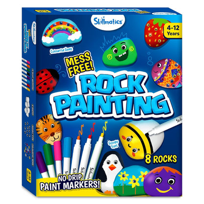 Arjoos | Rock Painting Kit | Mess-Free Art & Craft Activity  | Craft Kits & Supplies, DIY Creative Activity | Birthday Gifts for Kids - Age - 5+Years