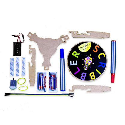 Arjoos | Scribbler Robot - DIY Robotics Kit | STEM Electronics Robotic | DIY Educational Activity Toy Kit | Birthday Gifts for Boys & Girls - Age - 7+Years