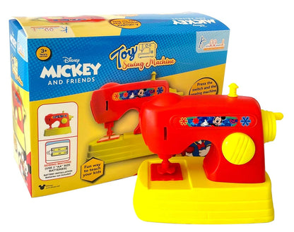 Arjoos | Mini Sewing Machine Mickey Toy for Kids Household Stitching Machine Sound Sewing Toy | Toy Sewing Machine Mickey | Return Gifts for Kids