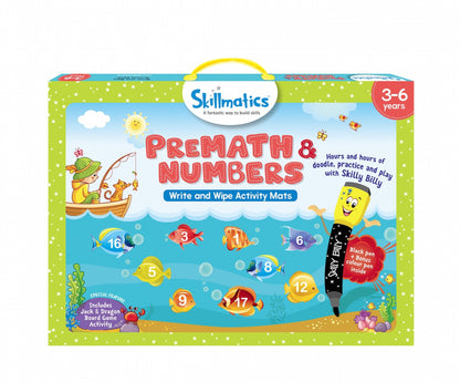 Arjoos | Skillmatics PreMath and Numbers | strong foundation for learning math | 3-6 Years  (Multicolour) | Toys for Kids | Both Boys and Girls