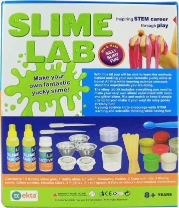 Arjoos | slime lab- Multi colour | 5+ Years | Creativity & Imagination | science kit | Toy for Boys and Girls | Multicolour variant