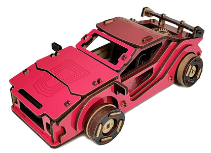 Arjoos | Sports Car - DIY Functional Mechanical Model | I 3D Puzzle STEM Learning Kit | Collectible Cars Building Kit with Working Wheels & Shocks | Birthday Gifts for Kids | (Ages 8+)