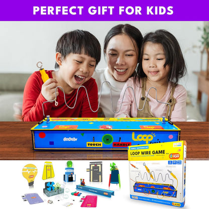 Arjoos | Loop Wire Game Electro Play - 15 Bonus Projects | Science Toy, Electronic DIY Kit | STEAM-Based Toy for Kids | Birthday Gifts for Kids - Age - 9+Years