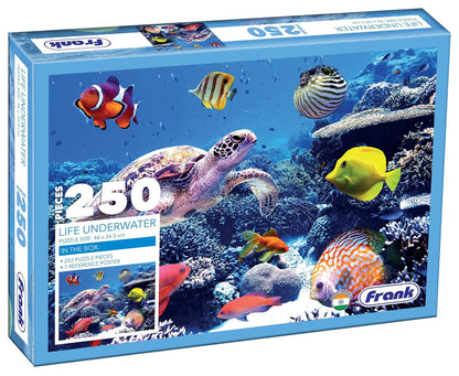 Arjoos | Life Underwater Jigsaw Puzzle (250 Pieces) | Fun & Challenging Brain Booster Games | Engaging Puzzle for Focus and Memory - Birthday Gift for Boys & Girls - ( Ages - 9+ )