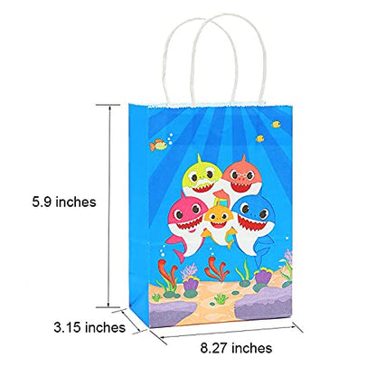 Arjoos | Baby Shark Party Favors Bag ( Pack Of 12 )