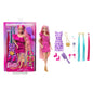 Arjoos  |  Barbie Fun & Fancy Hair With Extra-Long Colorful Blonde Hair And Glossy Pink Dress Doll | 10 Hair And Fashion Play Accessories