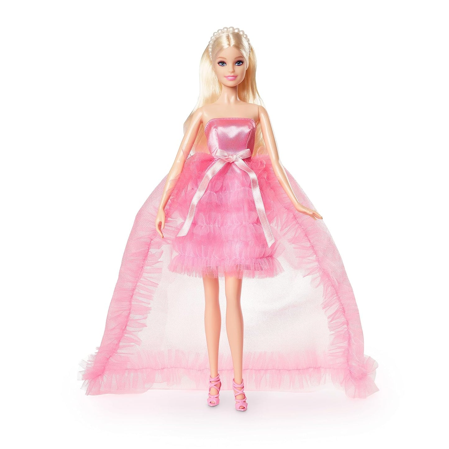 Arjoos  |  Barbie Doll, Birthday Wishes, Giftable, Blonde in Pink Dress