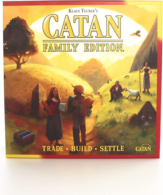 Arjoos  | CATAN Family Edition Board Game for Adults and Family | Adventure Board Game | Ages 10+ | For 3 to 4 players