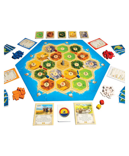 Arjoos | CATAN Trade Build Settle Game for Adults and Family 3 to 4 Players