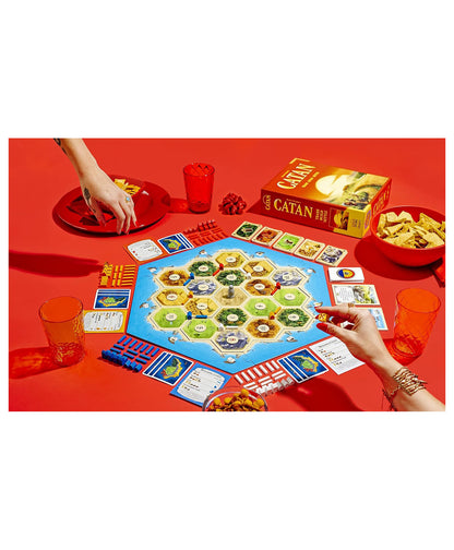 Arjoos | CATAN Trade Build Settle Game for Adults and Family 3 to 4 Players