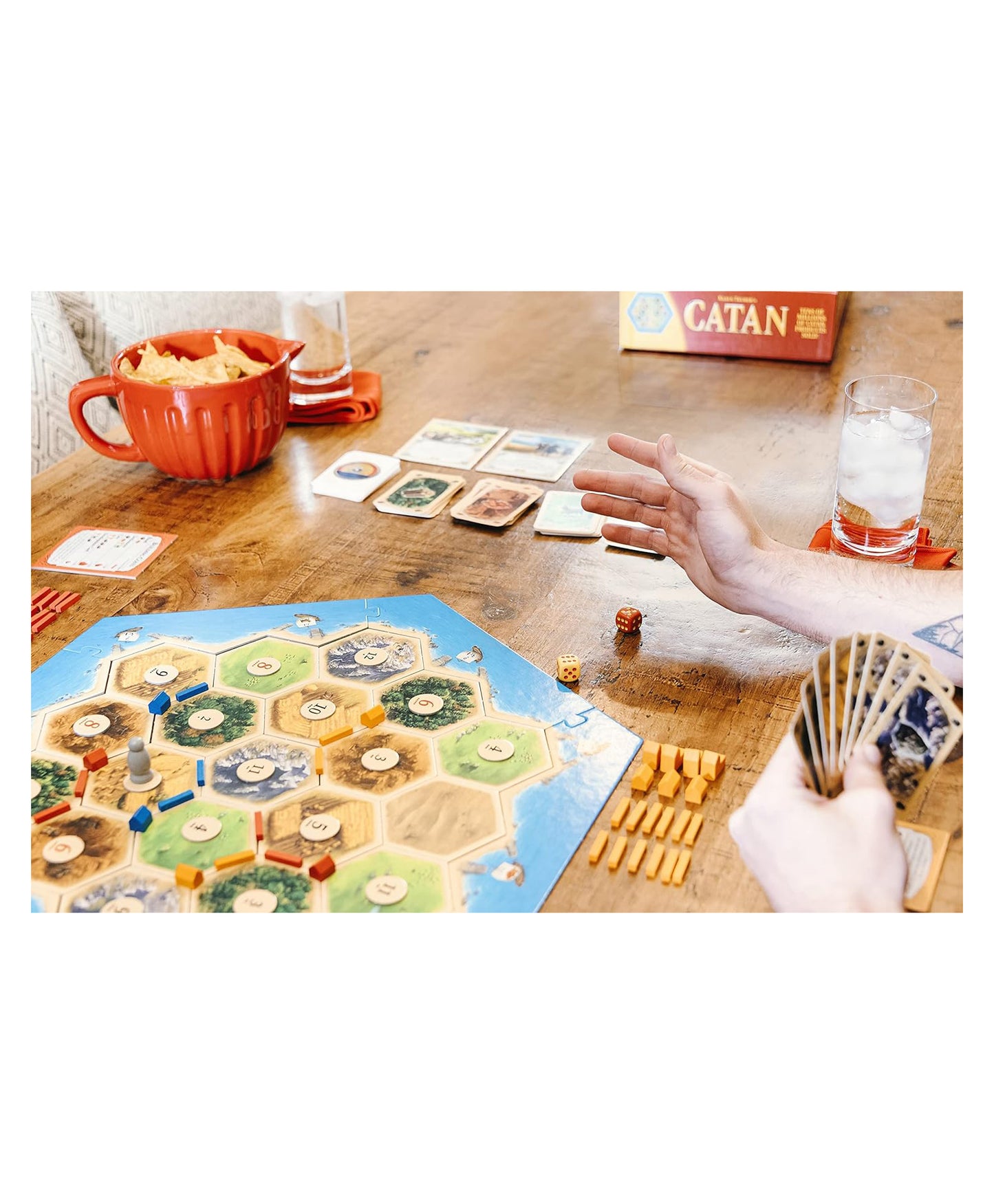 Arjoos | CATAN Trade Build Settle Game for Adults and Family 3 to 4 Players