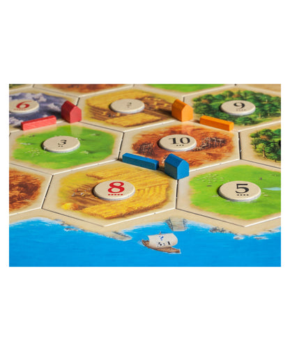 Arjoos | CATAN Trade Build Settle Game for Adults and Family 3 to 4 Players