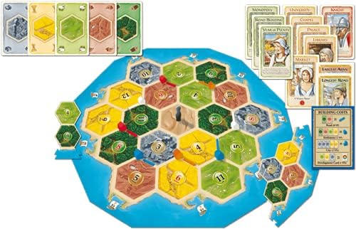 Arjoos | CATAN Family Edition Board Game for Adults and Family | Adventure Board Game | Ages 10+ | For 3 to 4 players | Birthday Gifts for Kids - Pack of 1