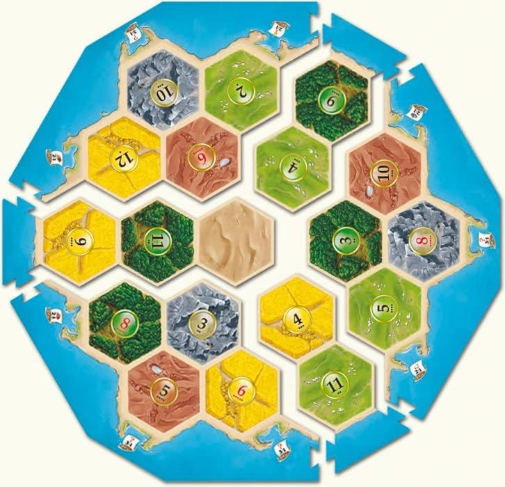 Arjoos | CATAN Family Edition Board Game for Adults and Family | Adventure Board Game | Ages 10+ | For 3 to 4 players | Birthday Gifts for Kids - Pack of 1