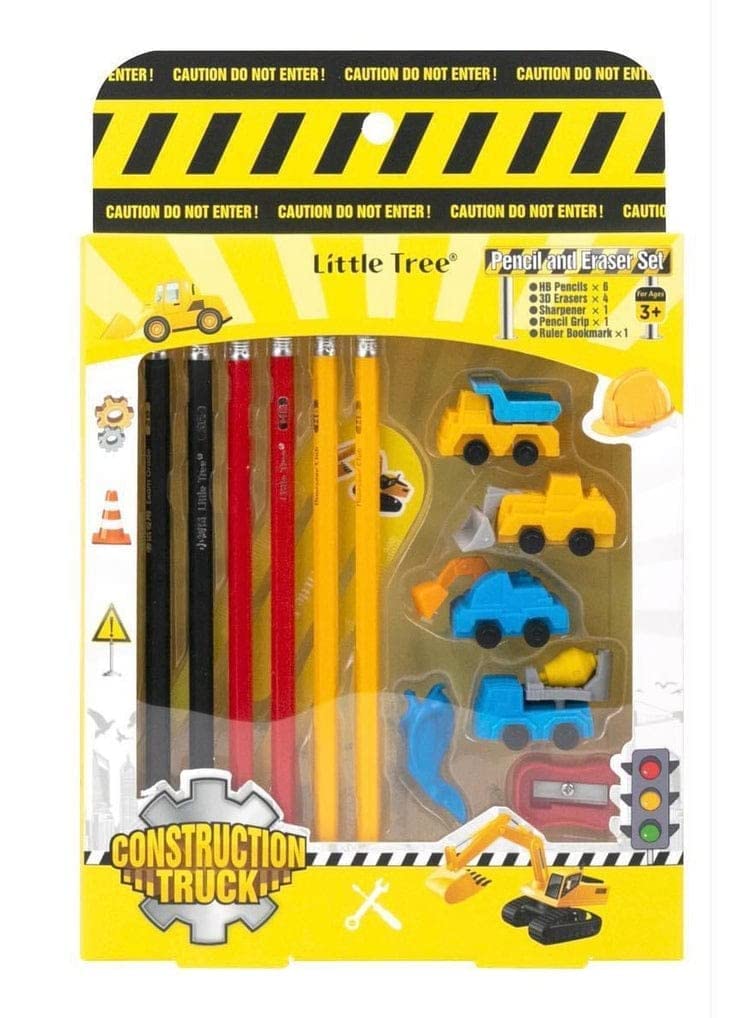 Arjoos | Construction Truck Theme Stationery kit for Kids